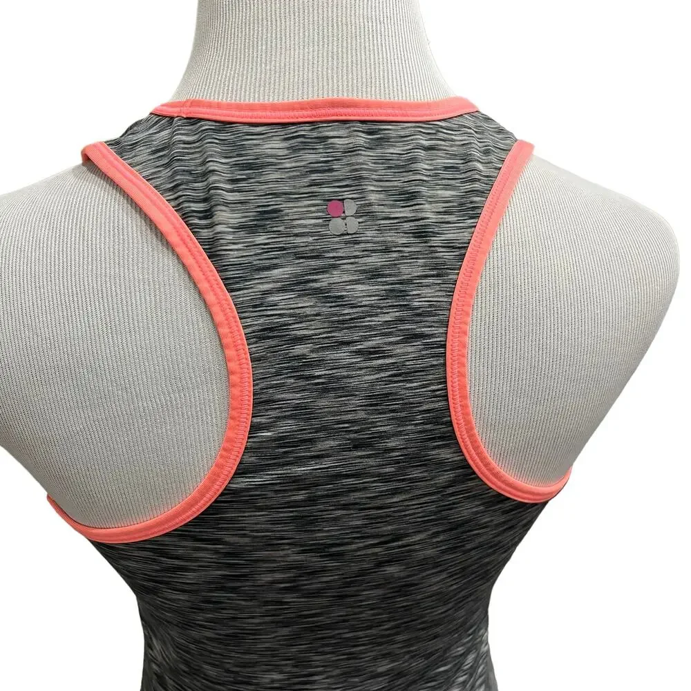 Sweaty Betty Women's Black Gray Coral Workout Racerback Tank Top SIZE Small NWOT - Picture 4 of 5